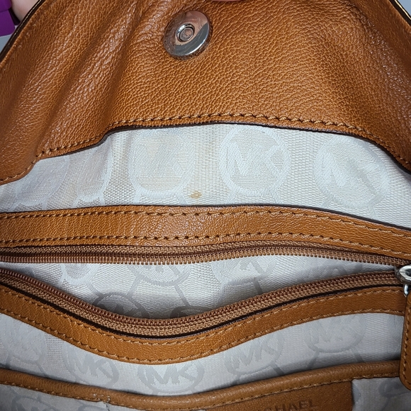 Michael Kors Hamilton Tote- Cognac - Picture 6 of 8